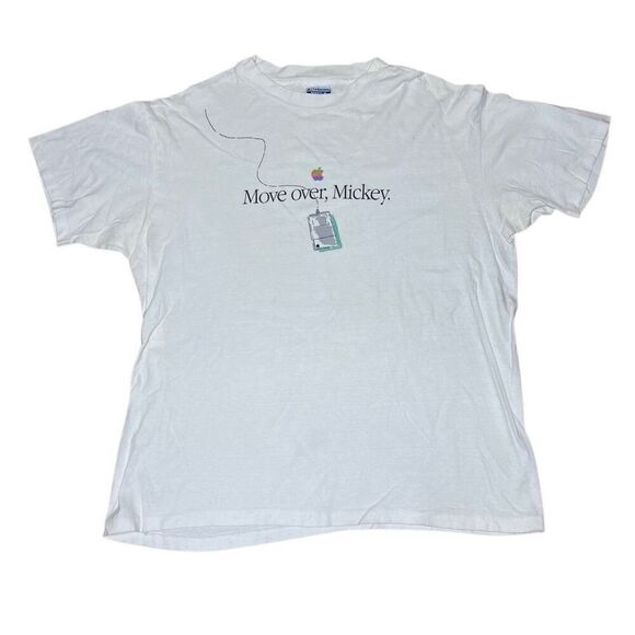 Vintage 80s 1984 Apple McIntosh Computer T Shirt XL - Picture 2 of 7